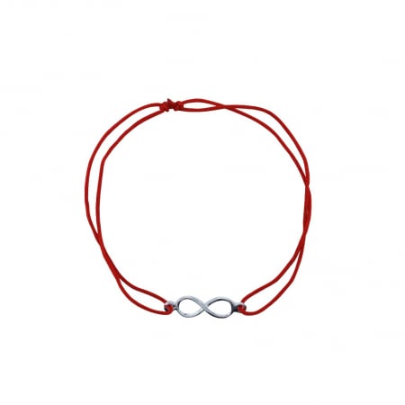 Bratari cu snur - Bratara Snur Reglabil, Argint 925, Infinit, Jolie Silver, 0.4 g, 2 cm x 0.5 cm