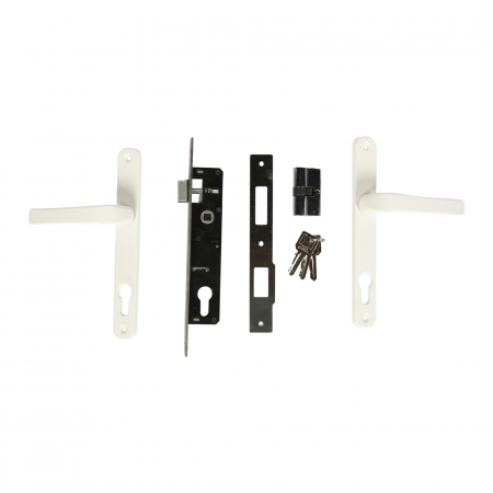 Broasca cu butuc si silduri ALBA pentru usa (yala) [0]