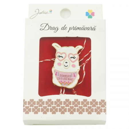 Martisoare Brosa Primavara - Brosa Mica in Cutie Jolie model Lama