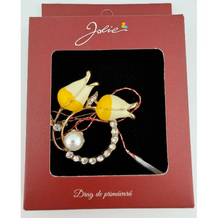 Martisoare Brosa Vintage - Brosa Vintage, MAterial Metal, Ambalaj Carton, Dimensiune Brosa Aproximativ 4-6 cm in Functie de Model, Model 10