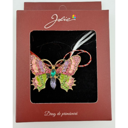 Martisoare Brosa Vintage - Brosa Vintage, MAterial Metal, Ambalaj Carton, Dimensiune Brosa Aproximativ 4-6 cm in Functie de Model, Model 4