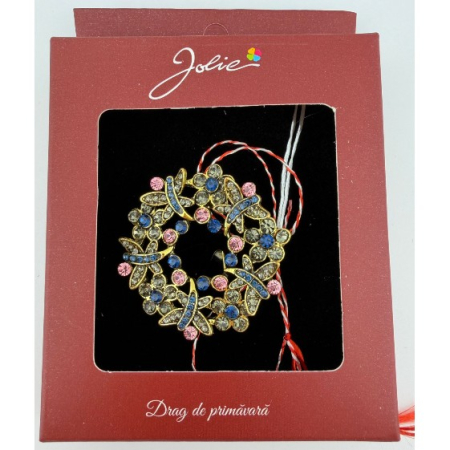 Martisoare Brosa Vintage - Brosa Vintage, MAterial Metal, Ambalaj Carton, Dimensiune Brosa Aproximativ 4-6 cm in Functie de Model, Model 5