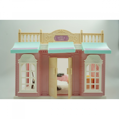 Bucatarie pentru papusi cu mobilier si figurina [6]