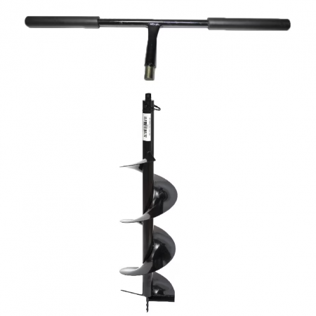 Gradina - Burghiu manual de pamant pentru motoburghiu 100 mm x 800 mm