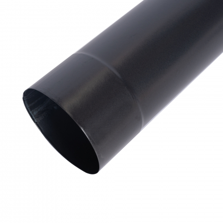 Burlan pentru soba pe lemne, 120 mm, Gri mat [2]