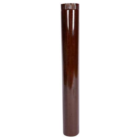 Pentru Casa si Camping - Burlan pentru soba pe lemne, 90cm, ø120mm, Maro