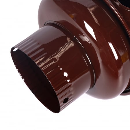 Burlan recuperator caldura, rotund, 120 mm, Maro [2]