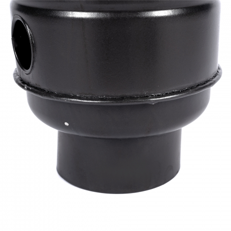 Burlan recuperator caldura, rotund, 130 mm, Gri mat [3]