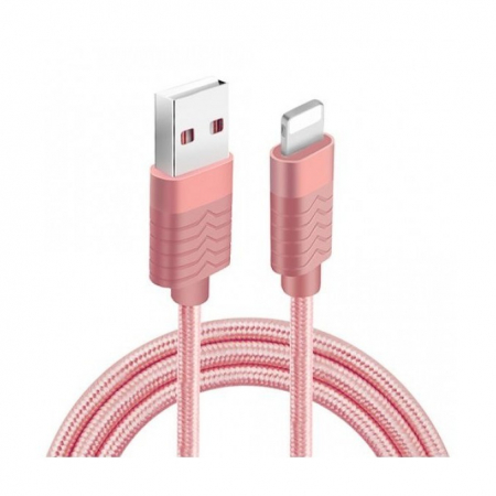Cablu date Fineblue F-C7 MicroUSB Roz Auriu 1 m [1]