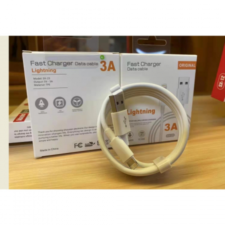 Cablu date / Incarcare compatibil Apple iPhone 5, 6, 6 Plus, 6S, 6S Plus, SE, 7, 7 Plus, 8, 8 Plus, X, XS, XS MAX, 11, 11PRO, 11 PRO MAX, seria iPhone 12, iPhone 13, iPhone 14, Flippy, 1 m, model SX-2 [1]