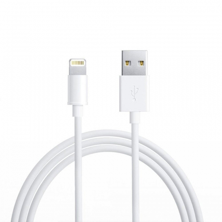 GSM - Cablu Date Lightning 1 m Bulk, Alb