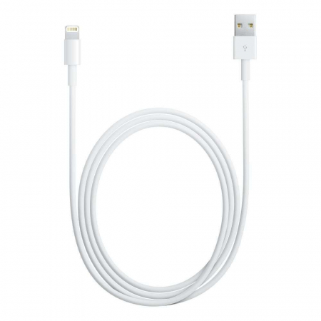 Cablu de date si incarcare Apple, Lightning to USB, Alb [4]