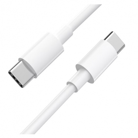 Cablu de date si Incarcare Flippy, Type-C la Type-C, lungime 1 m, alb [3]