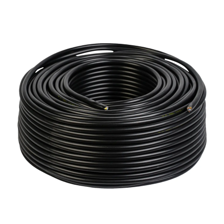Prelungitoare & cabluri electrice - Cablu electric de curent, 100 m, 2 x 2.5 , negru MX1546