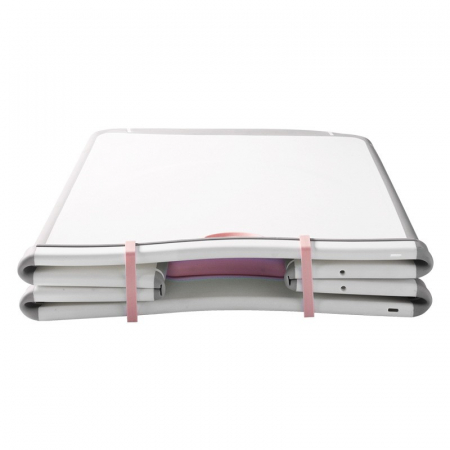 Cada Pliabila pentru Baie, Flippy, din PP+TPE, pentru Copii +6 Luni, Model Ursulet, Scaun de Interior, Detasabil, 82 x 50 x 54 cm, Roz [2]