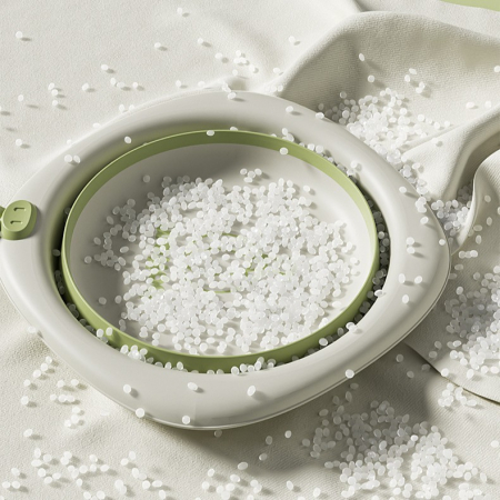 Cada Pliabila pentru Baie pentru Copii, Flippy, Cadita pentru Bebelusi, Model Romb cu Balon, Verde, 31.5x31.5x3.5 cm, 3L [10]