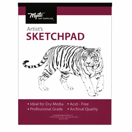 Articole si accesorii birou - Caiet Schite Perfect Bound, Flippy, 50 File Hartie, 28 x 35,5 cm, Coperta Carton, Visiniu