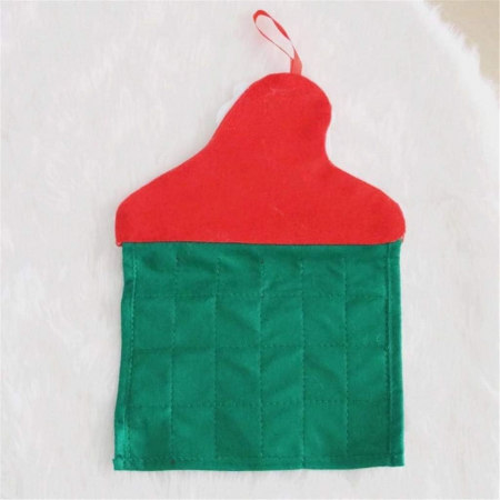 Calendar de Craciun Flippy, Mos Craciun, tip decoratiune, material poliester, cu buzunarele, pentru brad sau prete, 20 x 30 cm, multicolor [1]