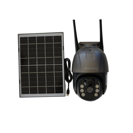 Camere de supraveghere - Camera de supraveghere WI-FI MESTERINO VISIO MT-IPE7174-WF, cu panou solar, 4MP, senzor de miscare, PTZ, by ENSTER