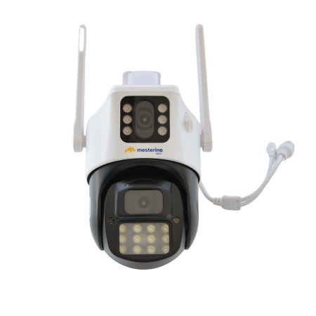 Camere de supraveghere - Camera de supraveghere WI-FI MESTERINO VISIO MT-IPE7403-WF, 3MP, doua camere, senzor de miscare, PTZ, by ENSTER