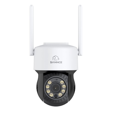 Camere de supraveghere - Camera performanta de supraveghere video SANNCE I51CM, de exterior, WiFi 5MP, Ultra HD/2k+, Pan & Tilt, comunicare audio bidirectionala, vedere nocturna IR, rezistenta la intemperii