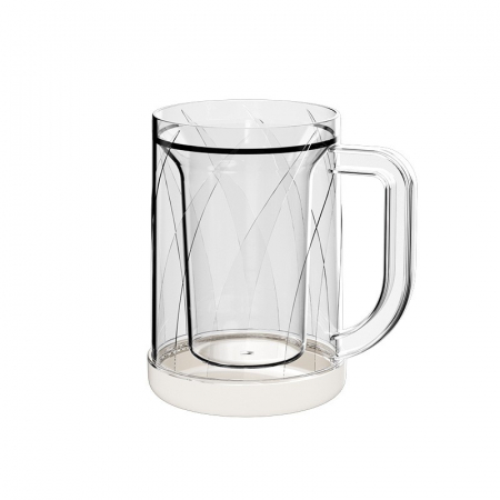 Cana Frigorifica cu Gheata, Flippy, 14.2 x 10.4 x 14.7 cm, Plastic, 800 ml, Transparent [9]
