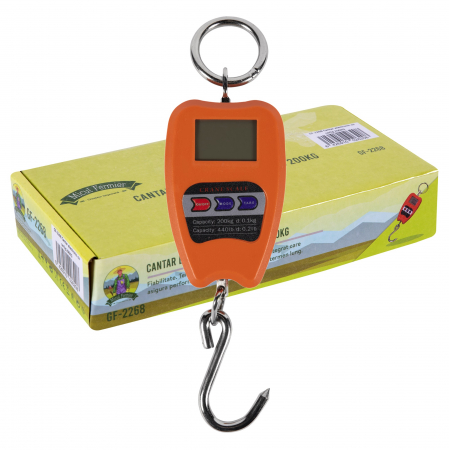 Pentru Casa si Camping - Cantar electronic de mana 200 kg