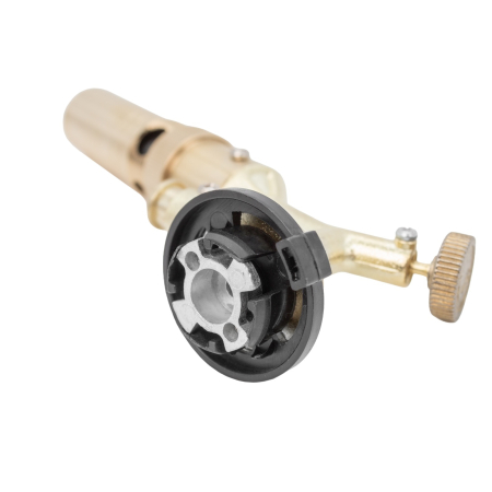 Cap arzator din otel pentru butelie gaz spray, placa ceramica, aprindere piezo, conectare bayonet ROTOR RAB-801SC [3]