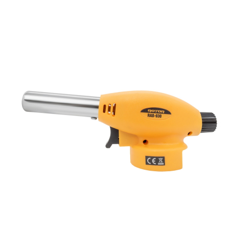 Casă și camping - Cap arzator pentru butelie gaz spray, aprindere piezo, conectare filet 7/16 ROTOR RAB-930