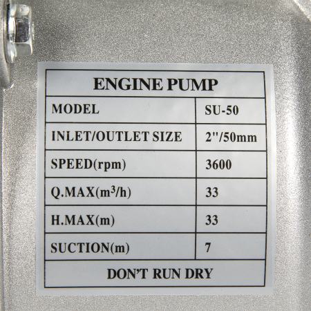 Cap Motopompa 2 " cu fulie dubla , toate accesoriile incluse [4]