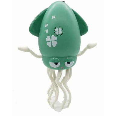 Caracatita Dansatoare, Flippy, +3 Ani, 3 Moduri, din ABS, Incarcare USB, cu Undita Inclusa, 12.6 x 7.6 x 20.7 cm, Verde [4]