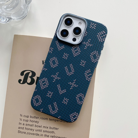 Carcasa Magnetica, Flippy, din Fibra de Carbon, pentru iPhone 16 Pro Max, Maro [10]