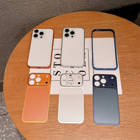 Carcasa pentru iPhone 14 Pro, Flippy, 17inch, Capac spate Unibody, Mat, Argintiu [1]