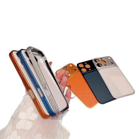 Carcasa pentru iPhone 16 Pro, Flippy, 17inch, Capac spate Unibody, Mat, Portocaliu [5]