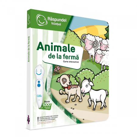 Jucarii, Copii & Bebe - Carte Raspundel Istetel - Animale de la ferma