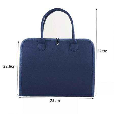 Carte Senzoriala Educativa Montessori, Flippy, Dezvoltare Abilitati Motorii, 2 Pagini, 28x22x3 cm, Albastru [1]