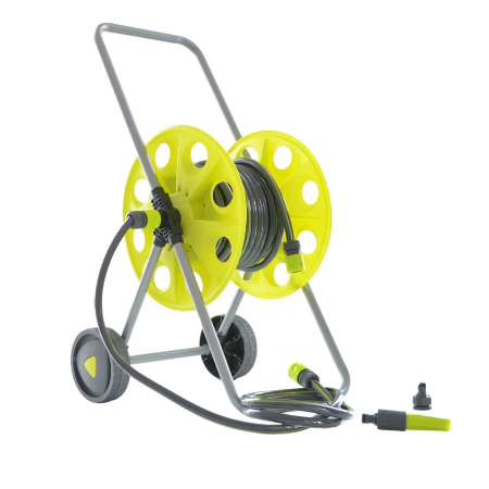 Pompe, motopompe, sisteme de irigat si stropit - Carucior cu furtun 15m+2m MESTERINO TOOLS NW-H7115B, racord 1/2 inch, material polipropilena