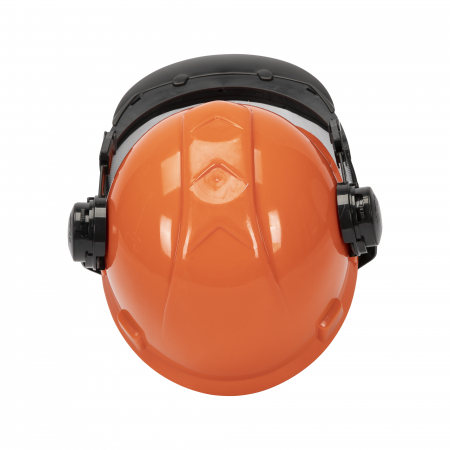 Casca cu viziera protectie din plasa si antifoane [1]