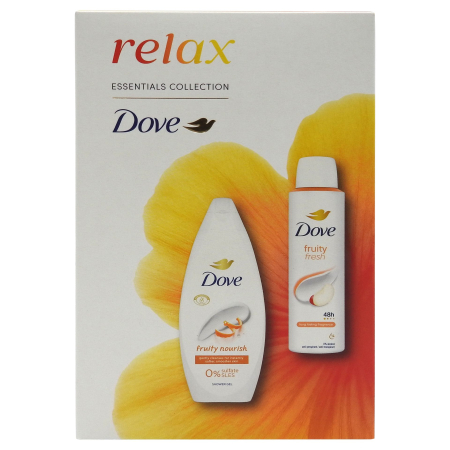 Parfumuri și deodorante - Caseta Cadou, Dove, Gel de Dus 250 ml, Deo150 ml Relax Fruity Fresh