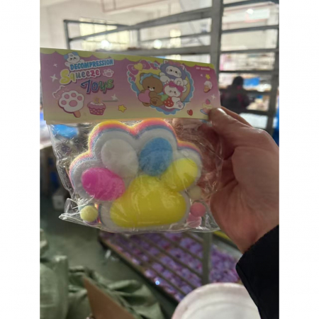 Jucarii, Copii & Bebe - Cat claw rice ball squeezing decompression toy, single weight 220g Item No. YY1003 Plush