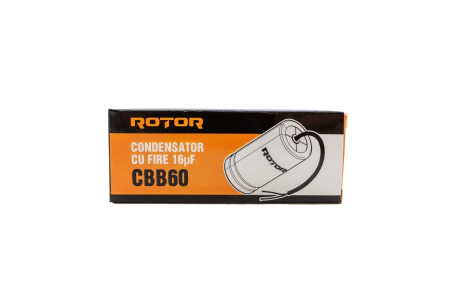 CBB60 Condensator cu fire 16µF 40x72 mm 450V ROTOR [2]
