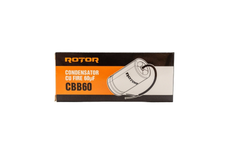 CBB60 Condensator cu fire 60µF 45x95 mm 450V ROTOR [2]