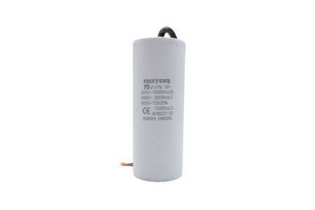 Sub 99 Lei - CBB60 Condensator cu fire 70µF 45x95 mm 450V ROTOR