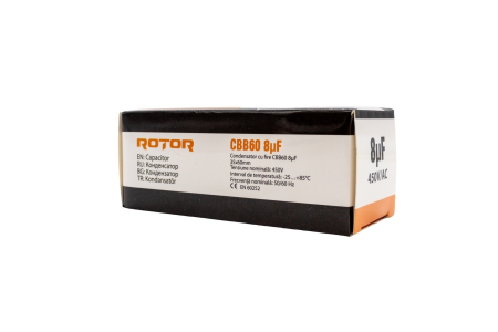 CBB60 Condensator cu fire 8µF 35x62 mm 450V ROTOR [2]