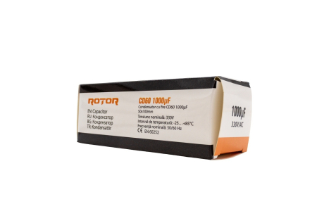 CD60 Condensator cu fire 1000µF 50x100 mm 330V ROTOR [2]