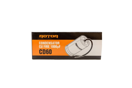 CD60 Condensator cu fire 1000µF 50x100 mm 330V ROTOR [1]