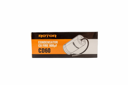 CD60 Condensator cu fire 900µF 50x100 mm 330V ROTOR [1]