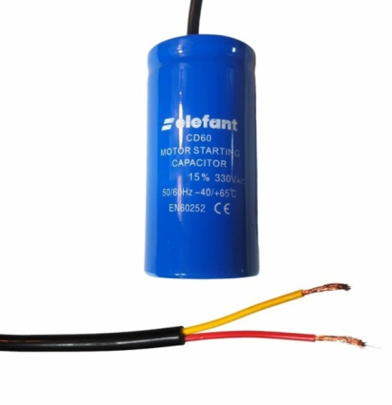 Generatoare si motoare - CD60 Condensator cu fire1000µF 50x100mm 330V ELEFANT