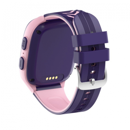Ceas Smartwatch Flippy, Pentru Copii, LT31E-4G cu Functie Telefon, Localizare GPS, Istoric Traseu, Apel de Monitorizare, Camera, Mov/Roz [8]