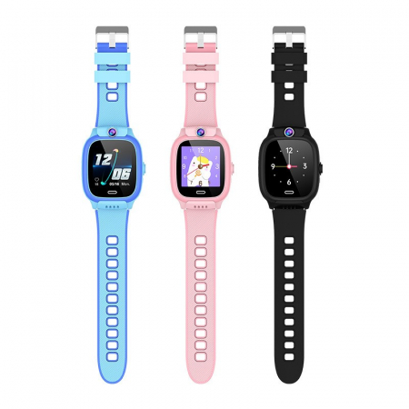 Ceas Smartwatch Flippy, Pentru Copii, Model Y36, cu Functie Telefon, 4G, Localizare LBS, Istoric Traseu, Monitorizare Spion, Apel Video, Rezistent la Apa, Negru [4]